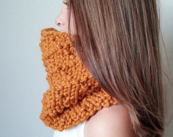 Knit Chunky Cowl - Snood- THE TAHOMA  - More colors available