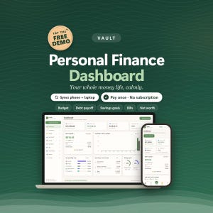 Interactive Budget Dashboard App — Offline Personal Finance Planner