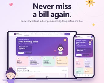 Pulse Bill Tracker App, Subscription Manager & Due Date Calendar