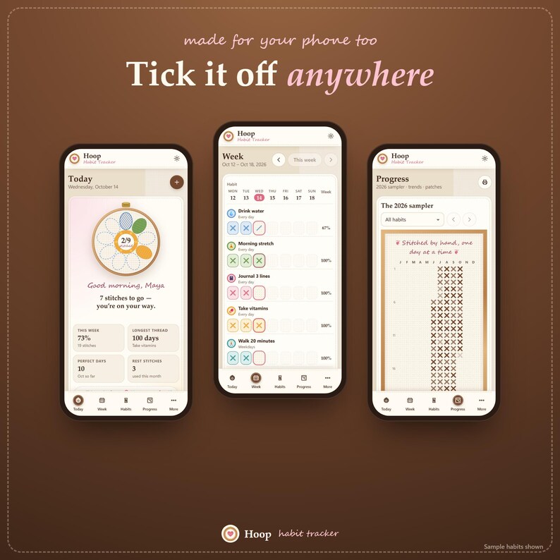 Habit Tracker App, Daily Routine & Streak Planner, Digital Goal Journal image 12