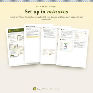 Digital Life Planner Dashboard, Goal & Habit Tracker, Weekly Review App bild 16