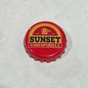 Chapas de botella de Sunset Sarsaparilla - Fallout - Lote de 10