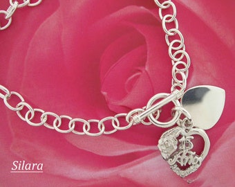 Quinceanera Bracelet 15 Anos Charm Jewelry