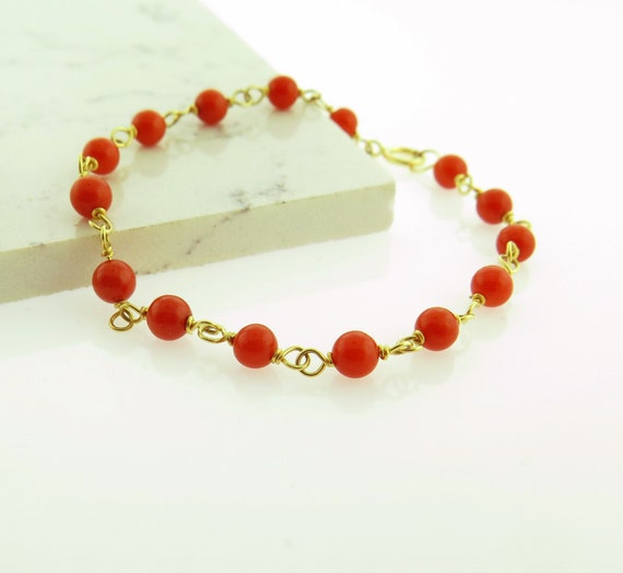 venta caliente en línea outlet en venta precio de fábrica Pulsera Bebe Rojo Coral en Oro 14Kt. | Etsy venta caliente en línea outlet en venta precio de fábrica Pulsera Bebe Rojo Coral en Oro 14Kt. | Etsy