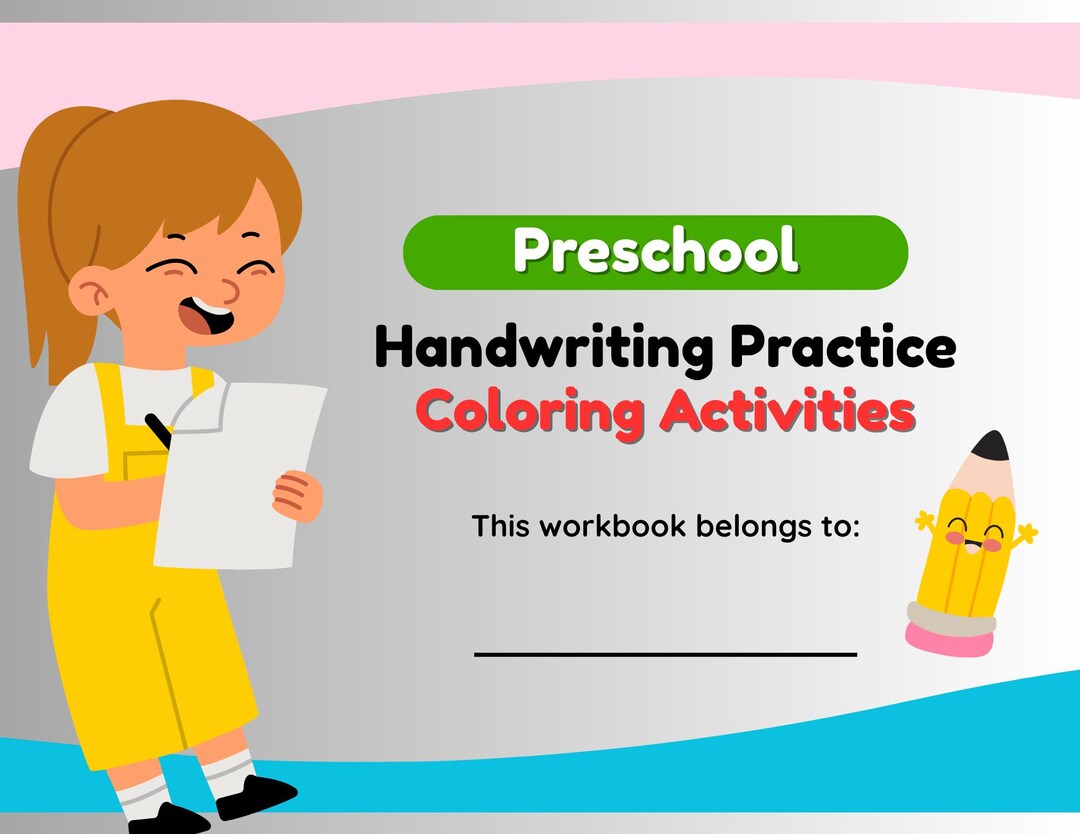 Preschool Coloring Sheets - Etsy
