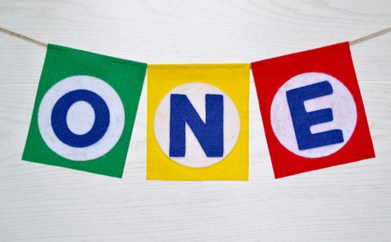 Boy Birthday Banner Boy 1st Birthday Banner First Birthday Etsy