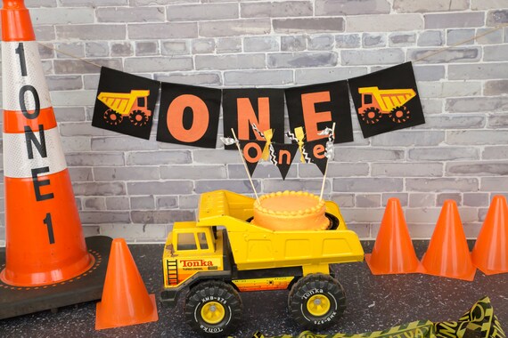 Construction Birthday Banner Boy Birthday Banner Construction
