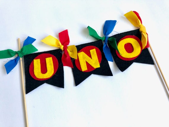 UNO Cake Topper, UNO 1st Birthday Cake Topper, 1st Birthday Cake Topper, UNO Birthday Party, Cake Topper, 1st Birthday Party, boy 1st Il_570xn