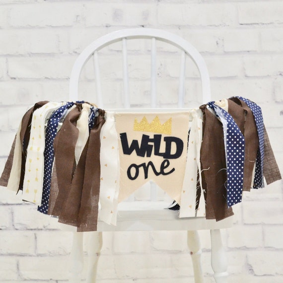 Wild One 1st birthday banner, boy 1st birthday banner, Wild One Birthday party, boy birthday banner, wild one cake smash, wild one birthday Il_570xn