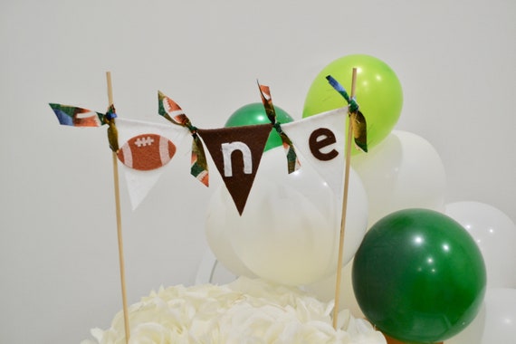 Boy Cake Topper, Football Cake Topper, Football 1st birthday party, Boy 1st birthday, boy cake smash, football cake smash, 1st cake smash Il_570xn