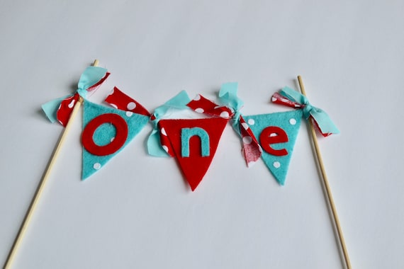 Cat in the Hat Cake topper, Dr Suess Cake topper, First Birthday Cake topper, Dr Suess Cake Topper, First Birthday Cake Topper Il_570xn