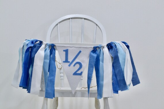 Boy Half Birthday Banner, half birthday banner, 6 month photo shoot, 6 month banner, boy 6 month banner, 6 month photo shoot, 6 month cake Il_570xn