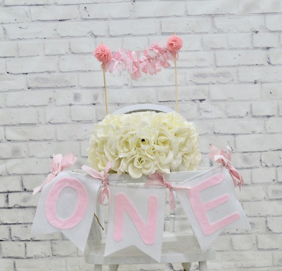 Girl 1st Birthday Party, first birthday banner, 1st girl cake smash, one birthday cake smash, 1st birthday cake smash, girl 1st photo prop, Il_570xn