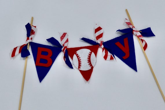 Baby Boy Shower Decorations, Baseball BOY Cake Topper, boy baby shower cake topper, Baseball Cake Topper, boy baseball baby shower, baby boy Il_570xn