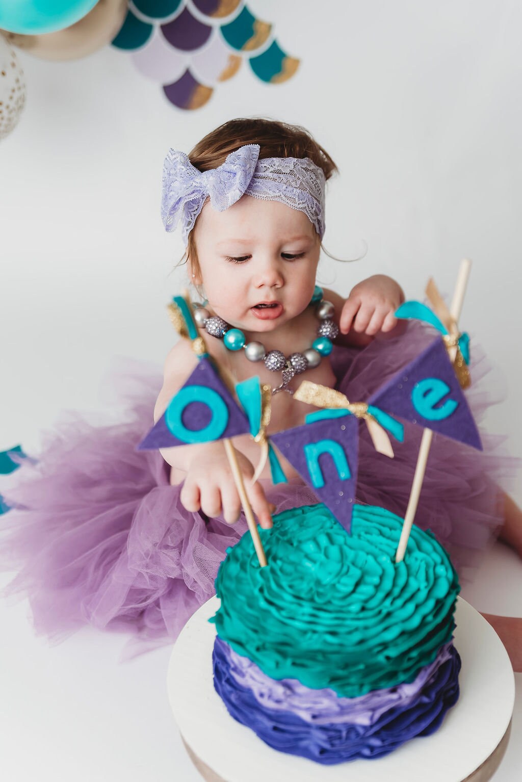 Mermaid Cake Topper First Birthday Cake Topper Under The Sea Etsy New Zealand