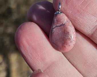 Small Teardrop Purple Pendant