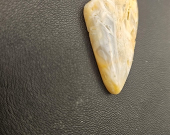 Phantom Needle Agate Cabochon Pendant