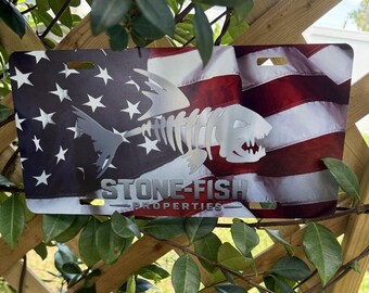 Custom License Plate, UV Printed or Laser Engraved Metal Car Tag Decor