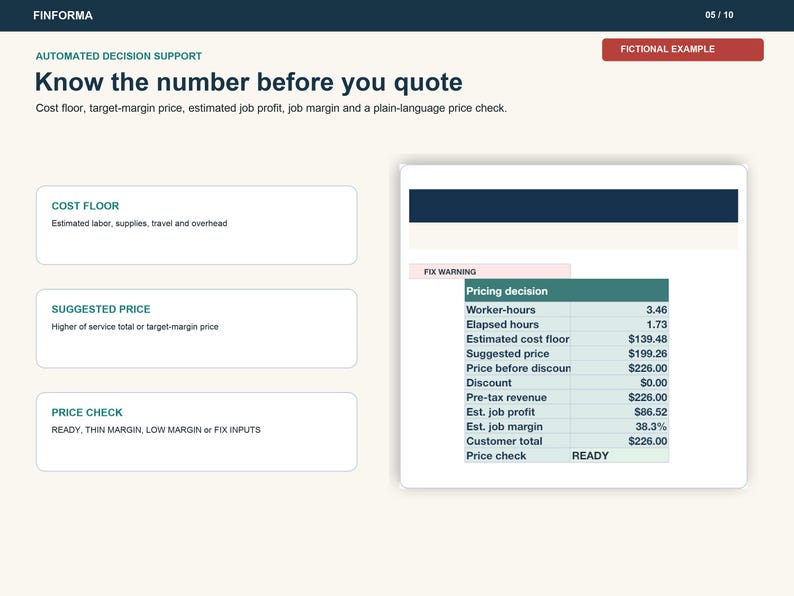 Cleaning Quote Calculator for Excel | Google Sheets Import Pricing ...