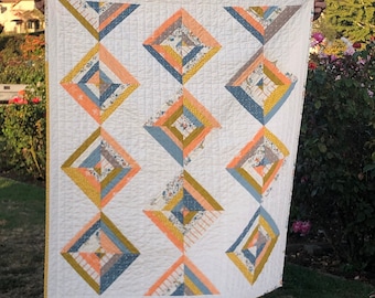 Handmade Quilt- 100% Cotton Crib Quilt