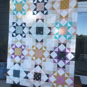 Journey Home Quilt Pattern-Instant PDF Digital Download with 5 Size Options and a Bonus Additional Design Layout Instruction image 7