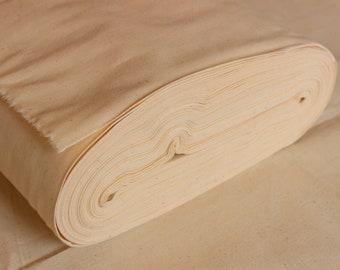 Tessuto calicò bianco da 10 metri, larghezza 152,4 cm, 155 g/m²