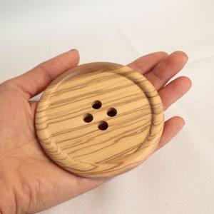 Large Round Wooden Button – Field & Cloth