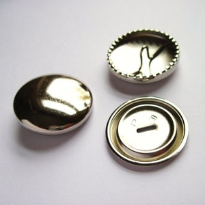 METAL ;SELF COVER BUTTONS 19mm 