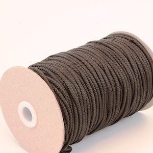 BLACK cord drawstring, polyester black drawstring cord, bag making cord, drawstring bag cord, hoodie cord, waist cord, UK sewing supplies