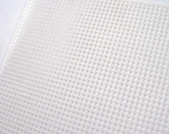 Plastic canvas grid, bag making, cross stitch EXTRA STIFF, 12"x18", bag bottoms, cross stitch canvas, cross stitch grid,