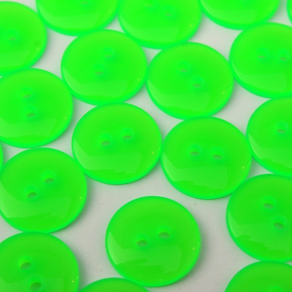 Boutons vert fluo, boutons vert fluo, boutons robe de soirée, boutons festival, boutons couture, boutons fantaisie, bouton rave