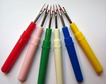 4x seam rippers, stitch unpickers, stitch pickers, seam unpickers, UK haberdashery, sewing supplies, sewing room essentials, sewing notions