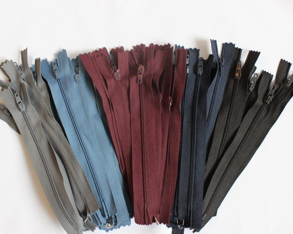 12 zips 12 inch zips bulk zips zips bundle mixed Etsy