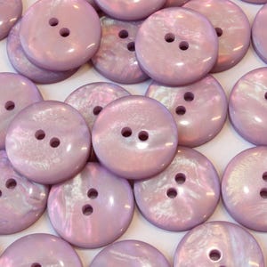 Lilac mother of pearl buttons, Purple mermaid buttons, pearly sheen buttons, plastic mother of buttons, Lavender shimmer mermaid buttons, UK