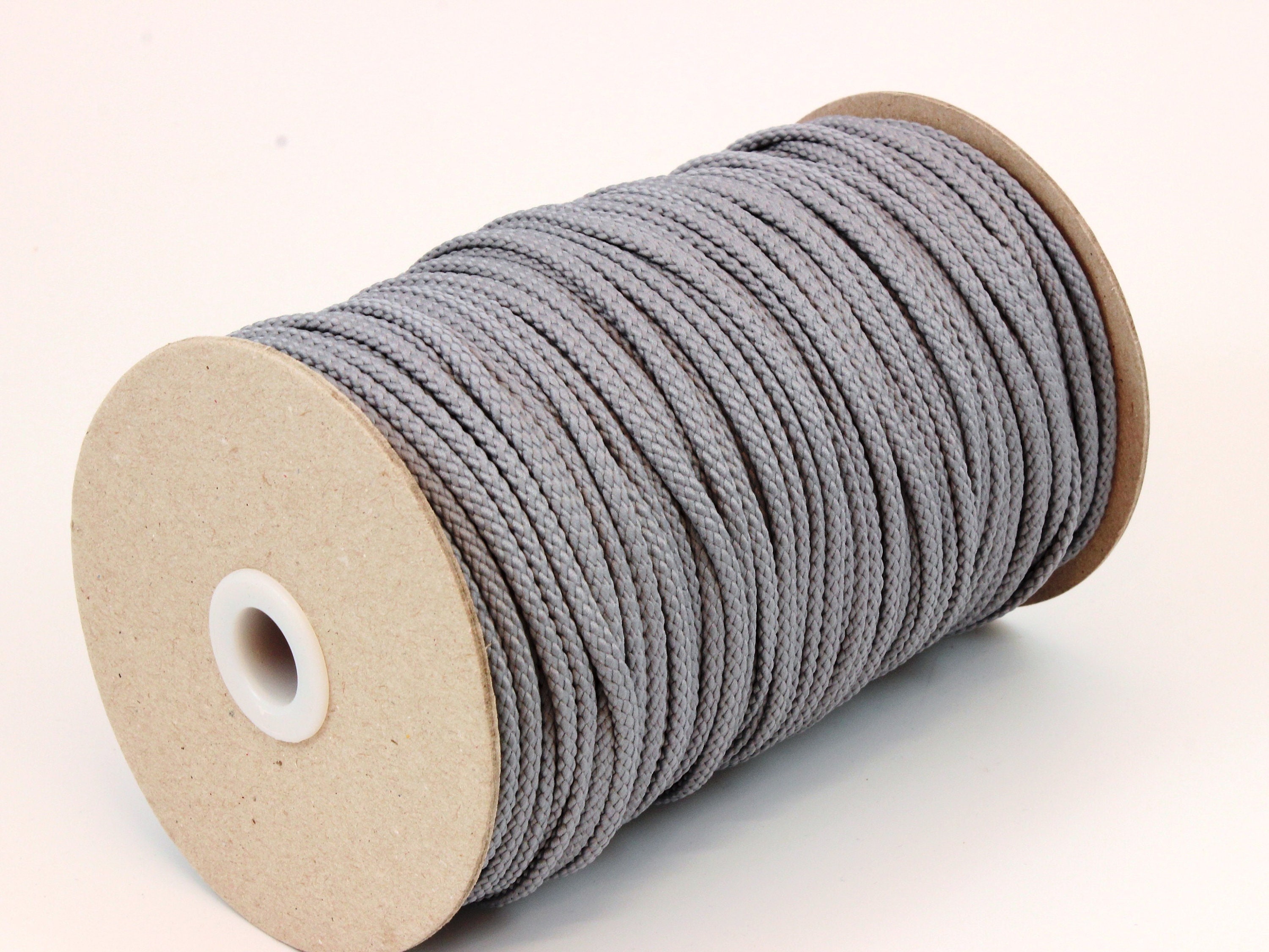 Waxed Polyester Cord - Gray #51, 2mm, 3 yard spool