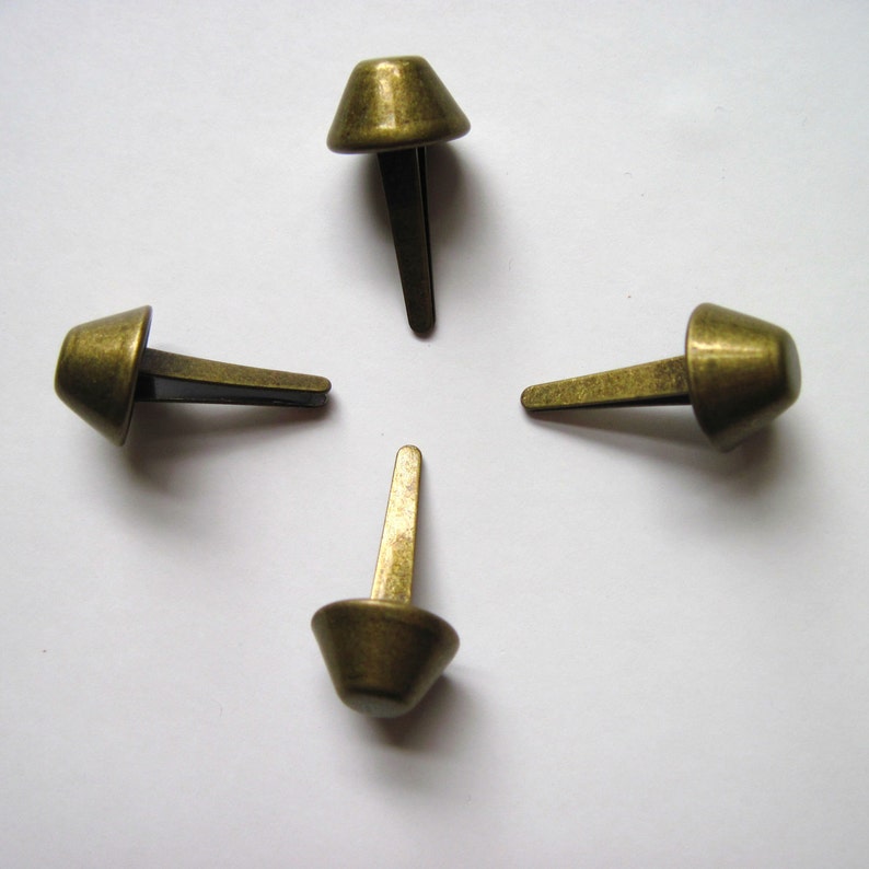 Bag Feet Purse Feet 12mm Antique Brass Bag Feet Antique Etsy