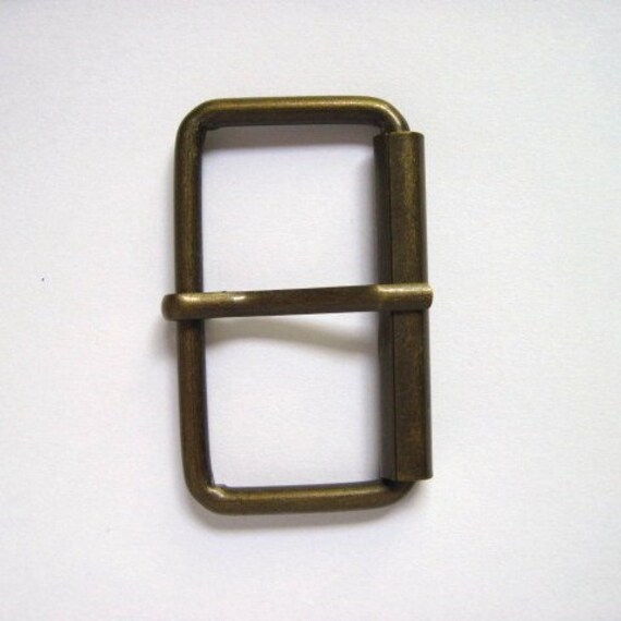 antique brass buckle