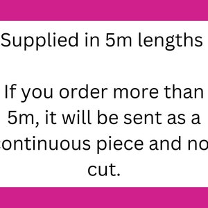 Iron on interfacing, MEDIUM weight, fabric stabiliser, medium weight interfacing, 5m piece UK shop, UK haberdashery, sewing supplies image 2