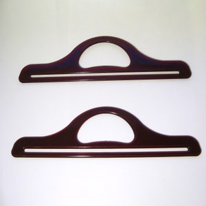 Amber bag Handles, pair of bag handles, bag making supplies, bag making handles, knitting bag handles, bag making supplies, purse notions