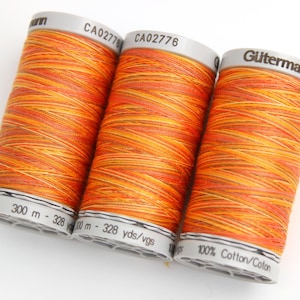 Japanese Sashiko Thread - Yellowish Orange (#25) - Stitched Modern