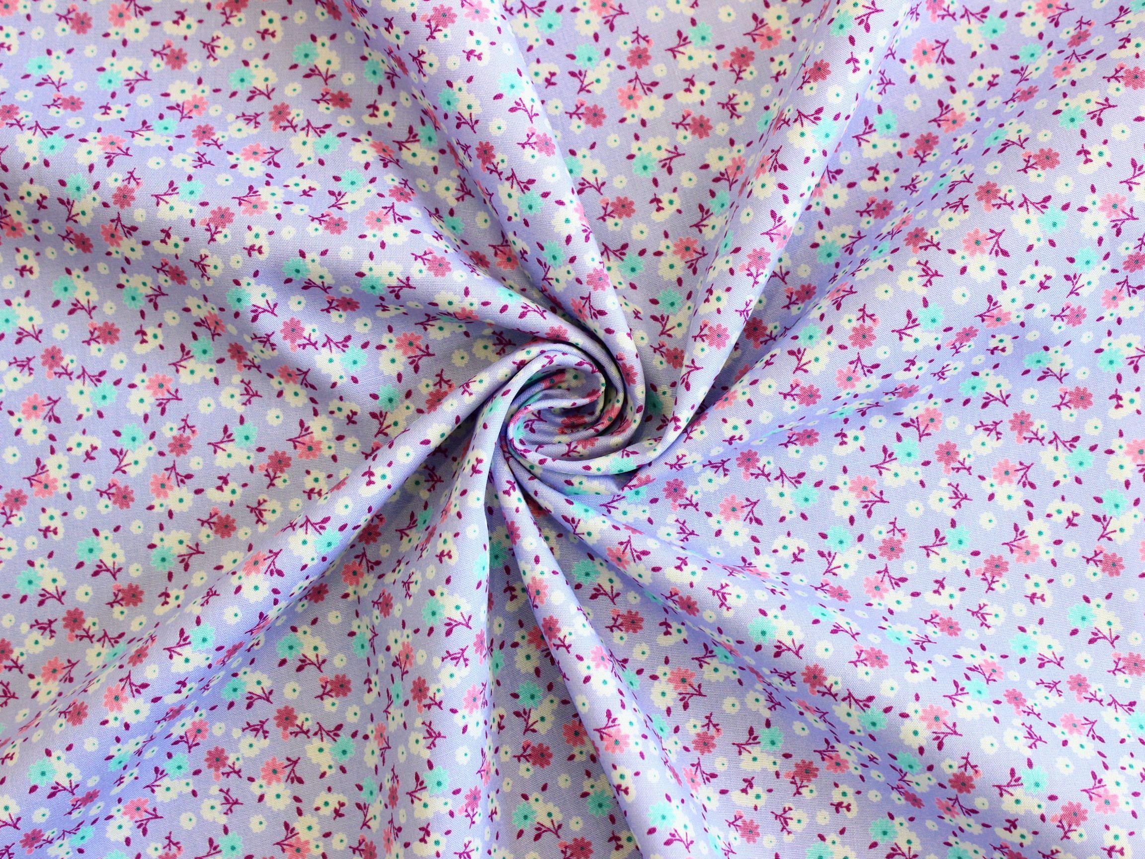 Tissu Artisanal Rose Et Multicolore Hubble - 1 Mètre, Largeur 42 Cm, Bonne Qualité