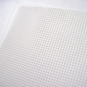 plastic canvas grid, bag making supplies, cross stitch grid, UK haberdashery