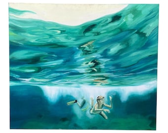 Original Oil Painting on Canvas, Handmade Wall Art