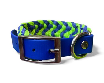 Collare per cani in paracord, collare fatto a mano, impermeabile