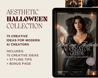 Digital Ersteller Handbuch Vol. 03 - Ästhetische Halloween-Kollektion | Digitaler Download für Kreative – Visuelle Inspiration Ebook