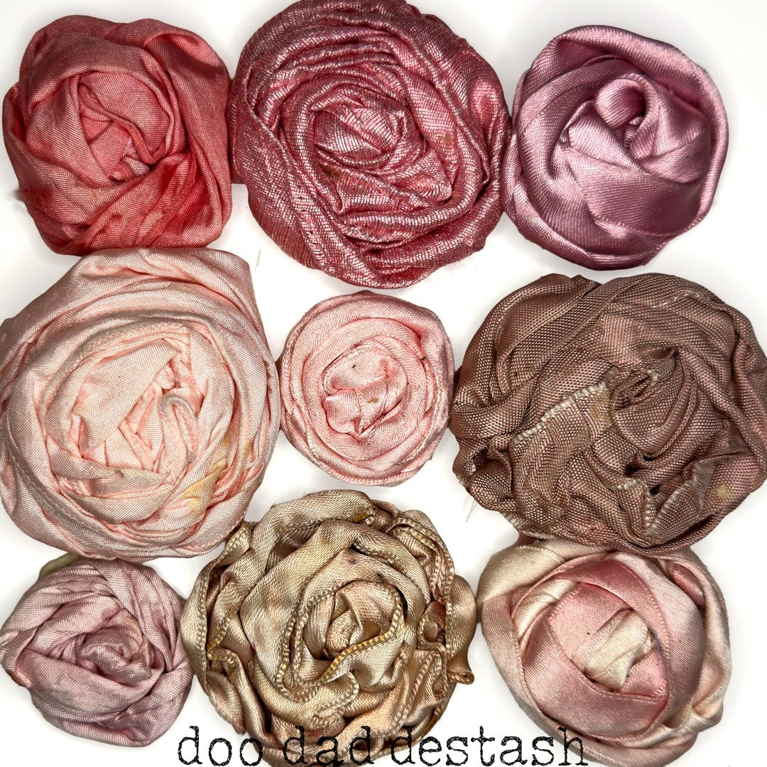 Ribbon Roses: Bundle of 9 - Etsy