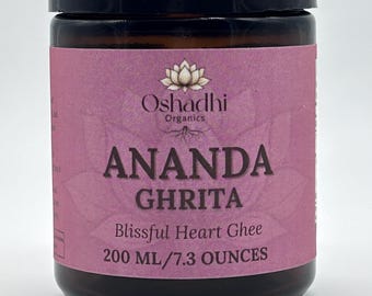 Anandaa Ghrita - Blissful Heart Ghee with Vidari, Maca, Damiana, Vanilla, Shatavari