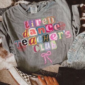 Preppy Dance Teacher Png, Dance Shirt Design, Dance Competition Shirt Png, Dancer Life Sublimation, Dance Teacher Digital Download