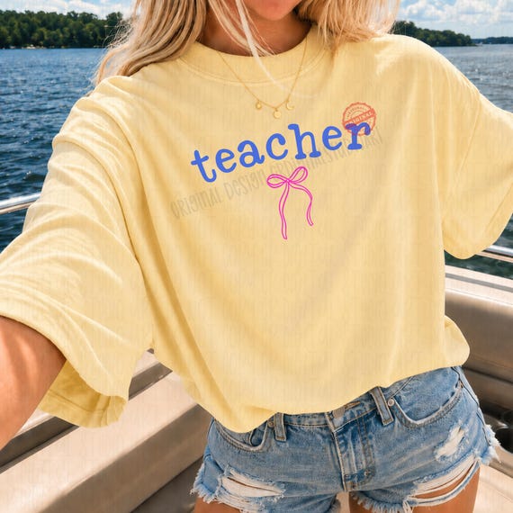 Teacher PNG, Coquette Teach png, Back To School png, First Day of School Shirt, School Teacher png