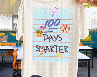 100 dagen school png, Girly 100 dagen slimmer png, Little Miss 100 dagen slimmer, leraar student cadeau, Preppy School png